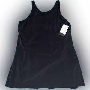 Nike Black Athletic Tank Top Dress with Shorts - XXL